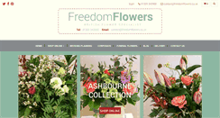 Desktop Screenshot of freedomflowers.co.uk